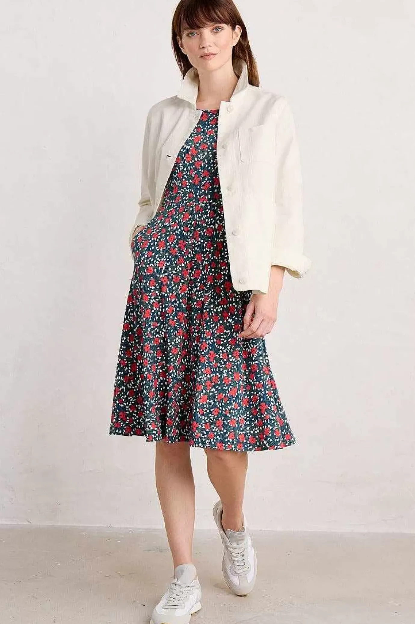 Seasalt Cornwall April Short Sleeve Dress<Women Dresses