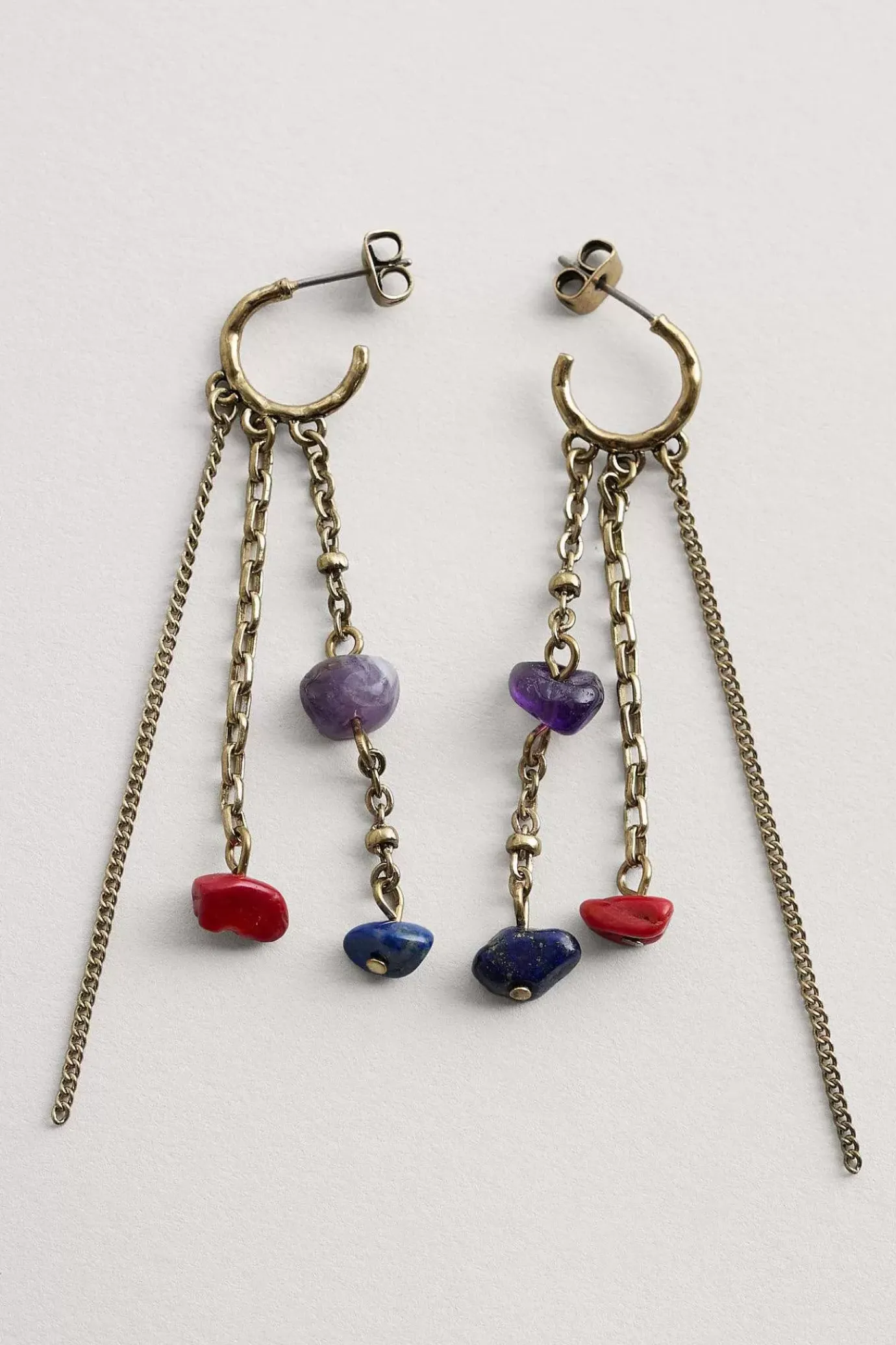 Seasalt Cornwall Arc Chain Drop Earrings<Women Jewellery