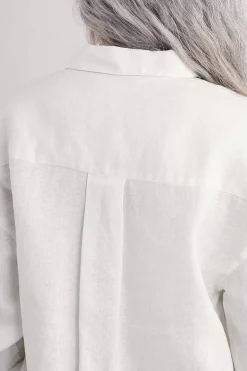 Seasalt Cornwall Beach Road Longline Linen Shirt<Women Tops