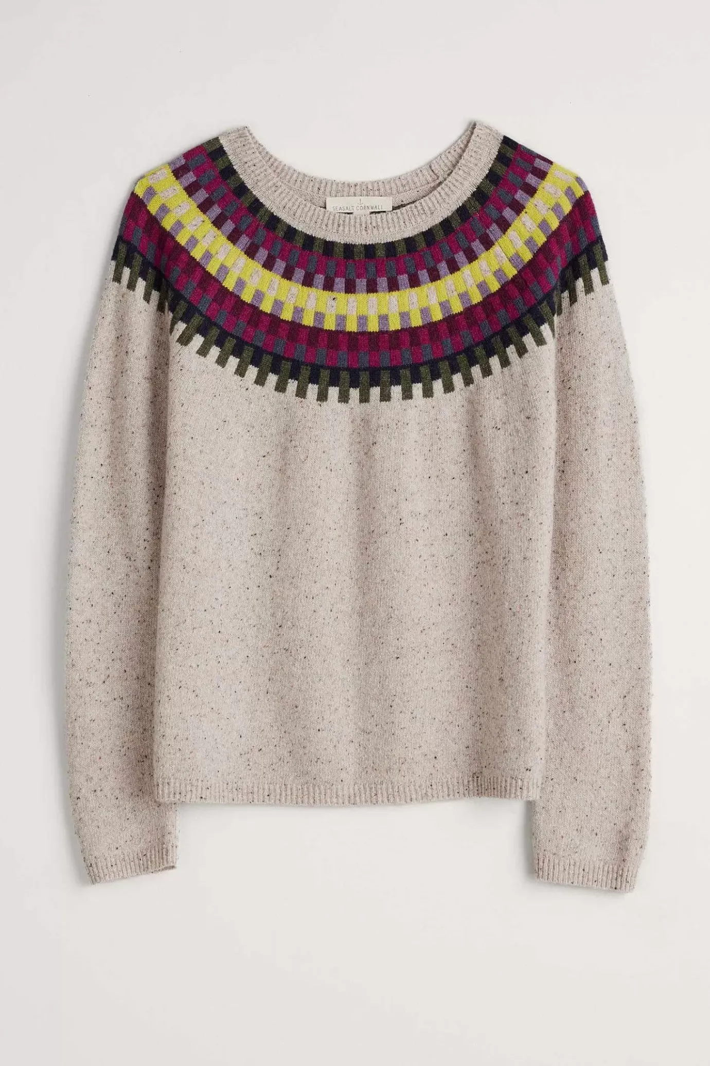 Seasalt Cornwall Berlewen Fair Isle Jumper<Women Knitwear