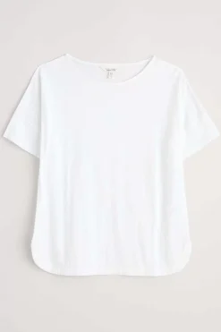 Seasalt Cornwall Bryher View Organic Cotton Boat Neck T-Shirt (Gots)<Women Tops