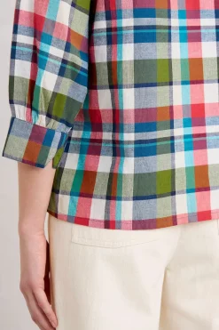 Seasalt Cornwall Bryn Checked Top<Women Tops