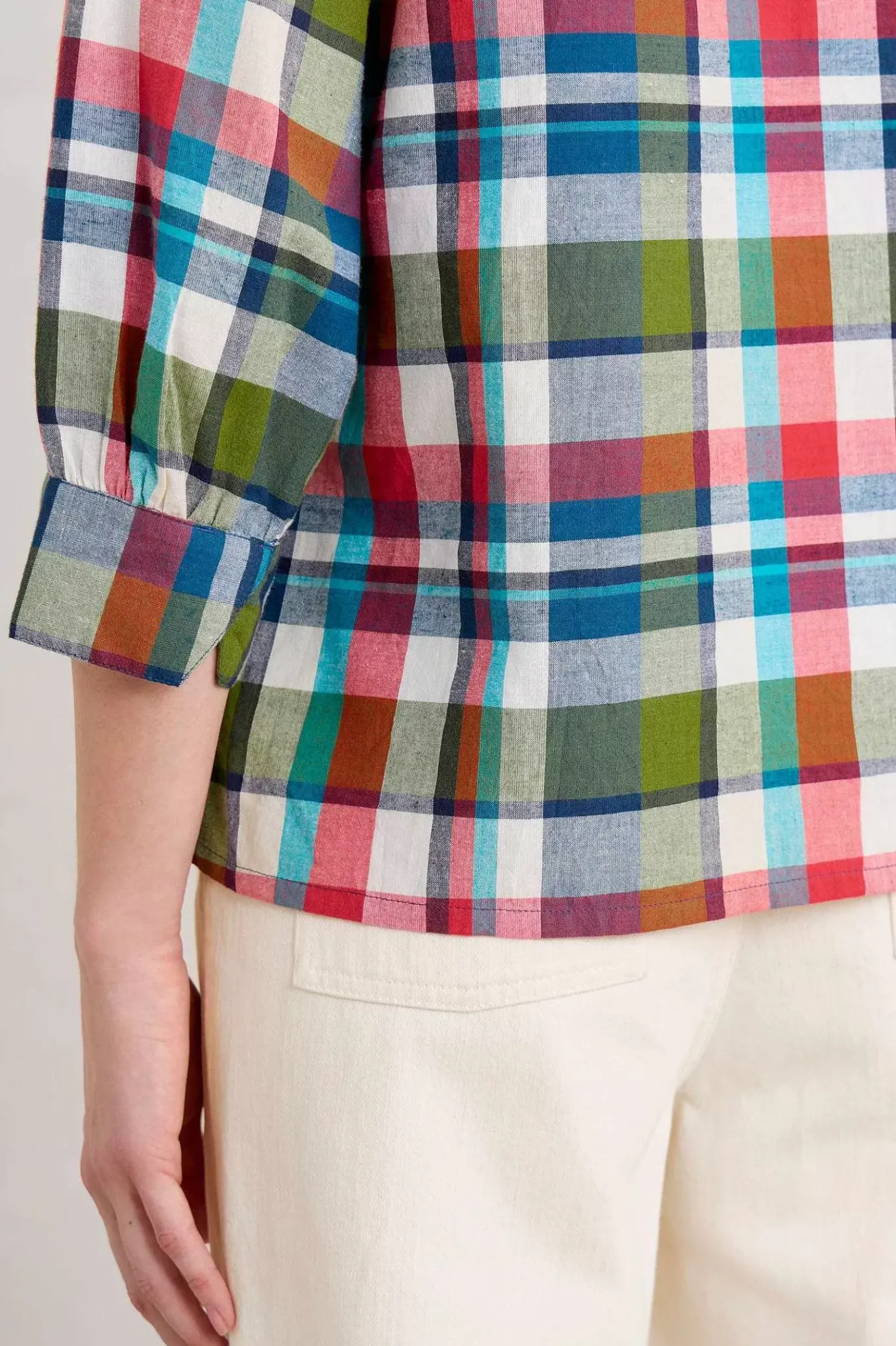 Seasalt Cornwall Bryn Checked Top<Women Tops