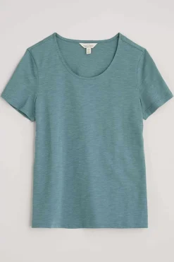 Seasalt Cornwall Camerance Scoop Neck T-Shirt (Gots)<Women Tops