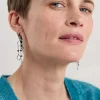 Seasalt Cornwall Chy Silver Tone Charm Earrings<Women Jewellery