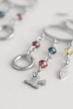 Seasalt Cornwall Chy Silver Tone Charm Earrings<Women Jewellery