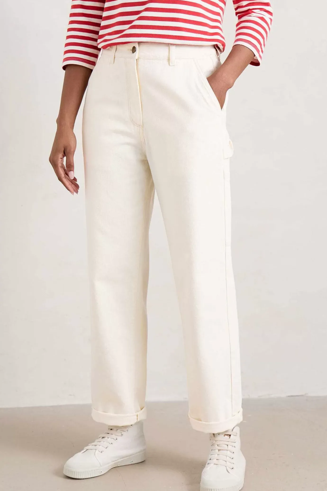 Seasalt Cornwall Cliff Picnic Straight Leg Jeans<Women Trousers & Shorts