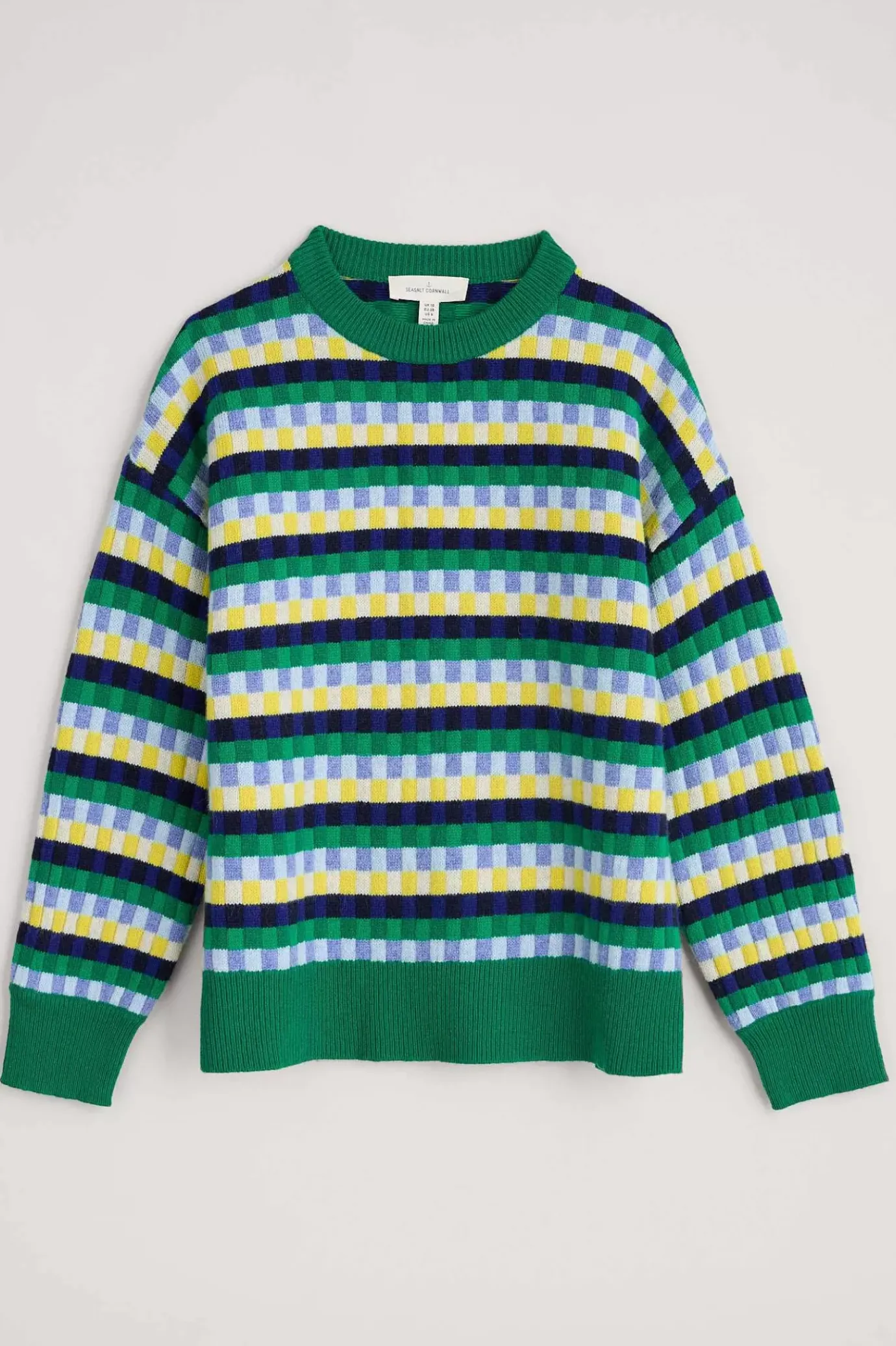 Seasalt Cornwall Clover Bed Lambswool Blend Jumper<Women Knitwear