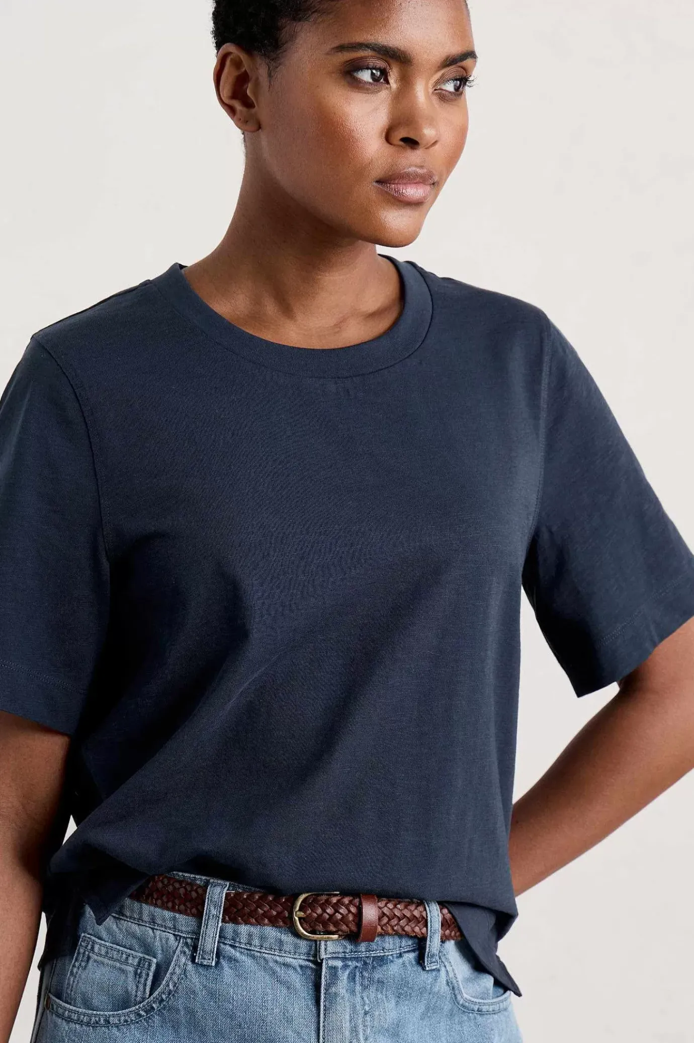 Seasalt Cornwall Copseland Organic Cotton T-Shirt (Gots)<Women Tops