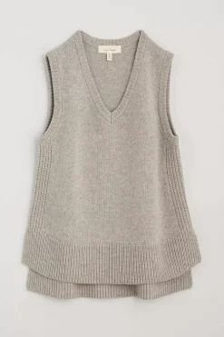 Seasalt Cornwall Coupling V-Neck Vest<Women Knitwear