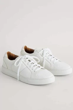 Seasalt Cornwall Davidstow Leather Trainers<Women Shoes