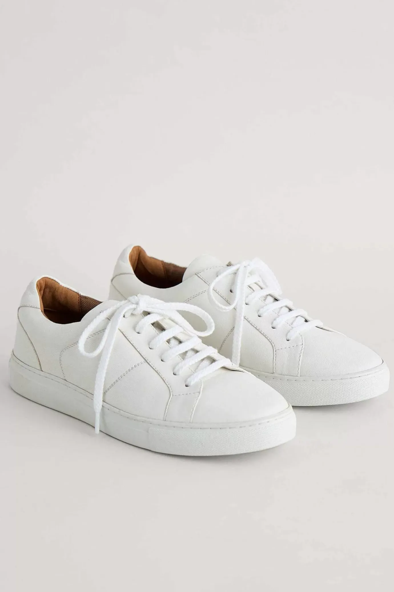 Seasalt Cornwall Davidstow Leather Trainers<Women Shoes