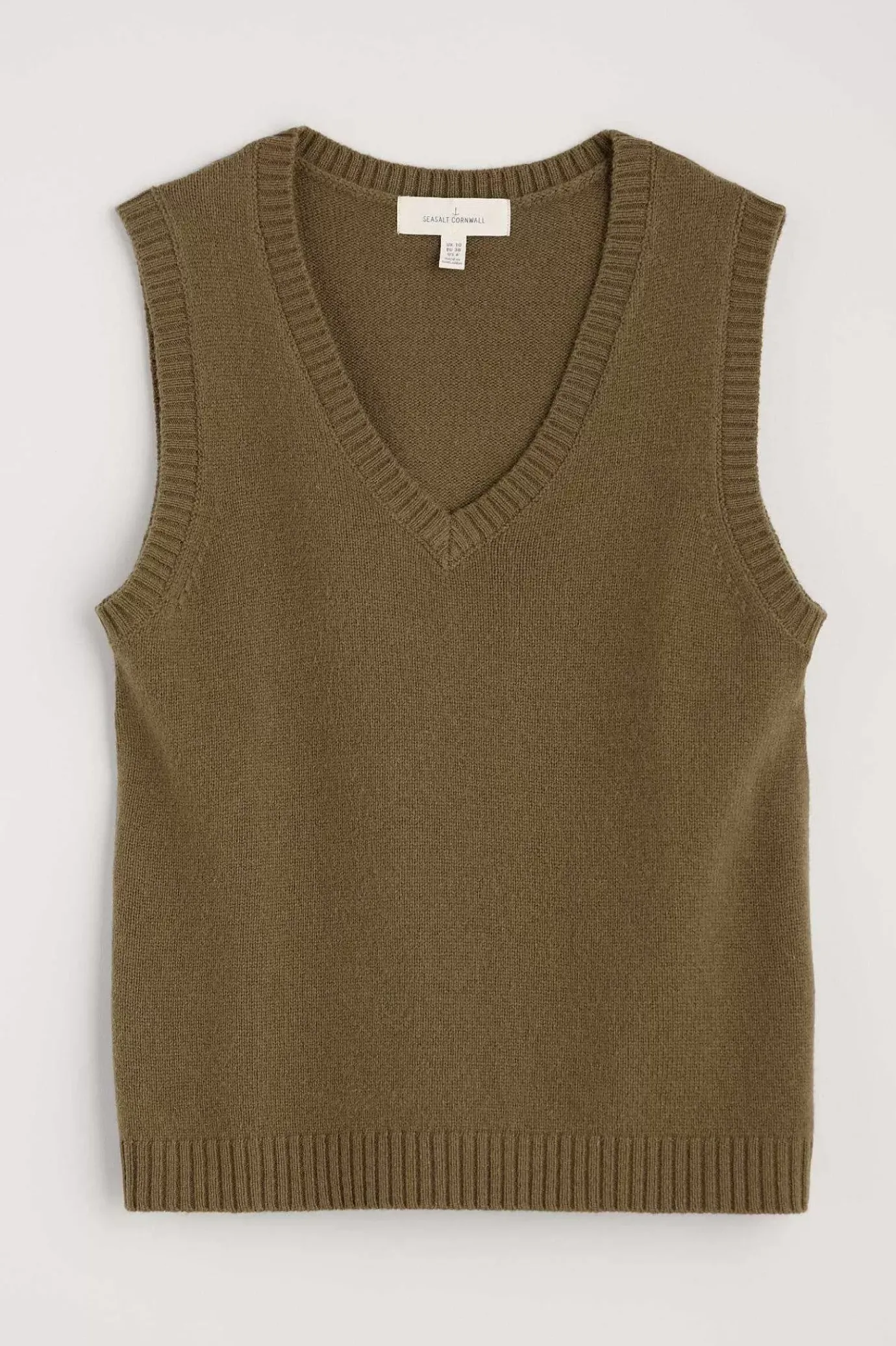 Seasalt Cornwall East View V-Neck Knitted Vest<Women Knitwear