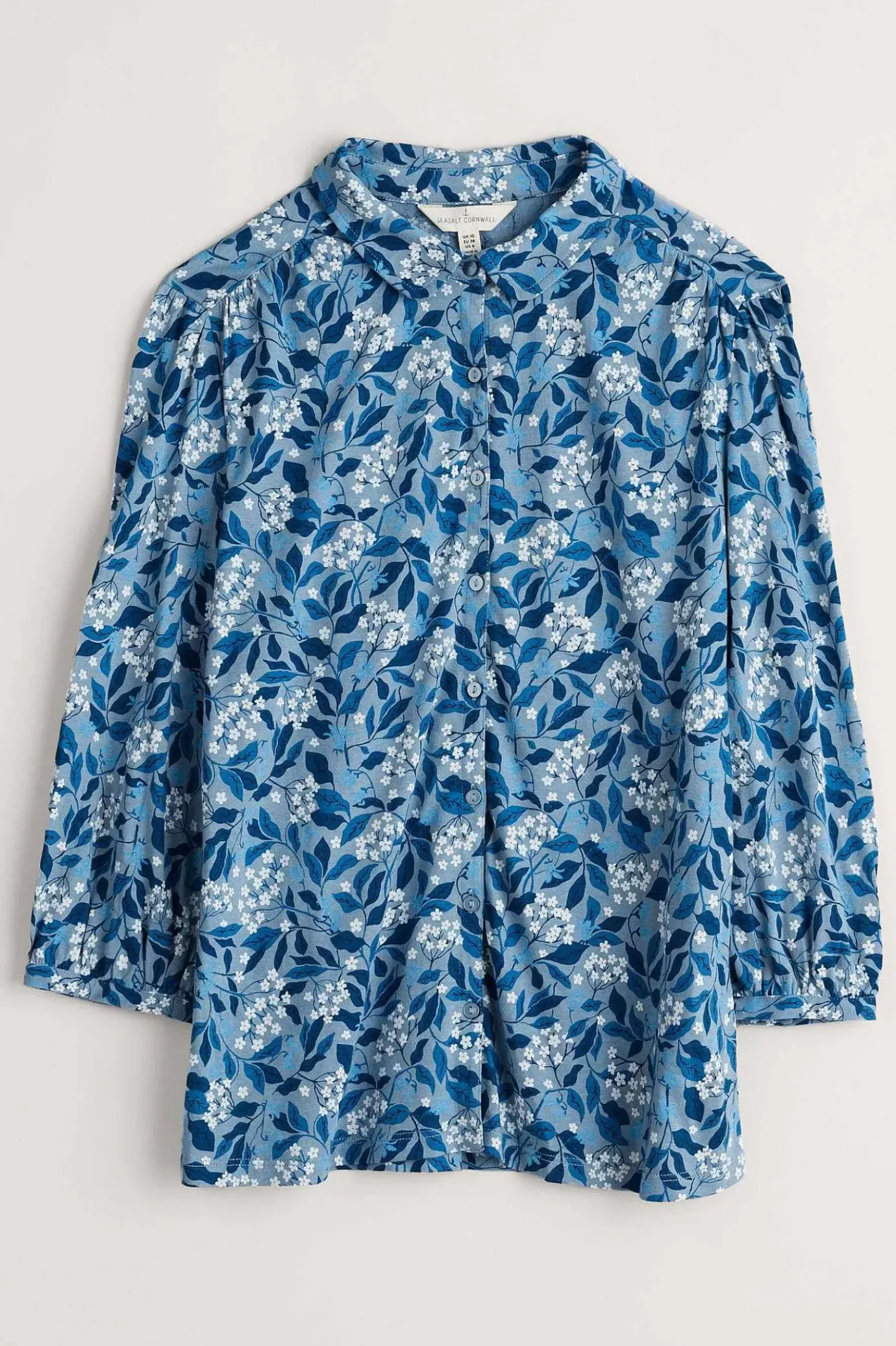 Seasalt Cornwall Embrace 3/4 Sleeve Jersey Shirt<Women Tops