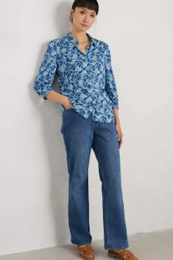 Seasalt Cornwall Embrace 3/4 Sleeve Jersey Shirt<Women Tops