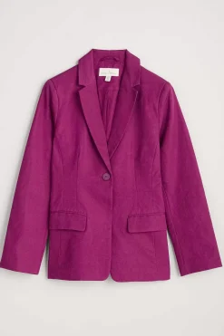 Seasalt Cornwall Erica Linen Blend Blazer<Women Coats & Jackets