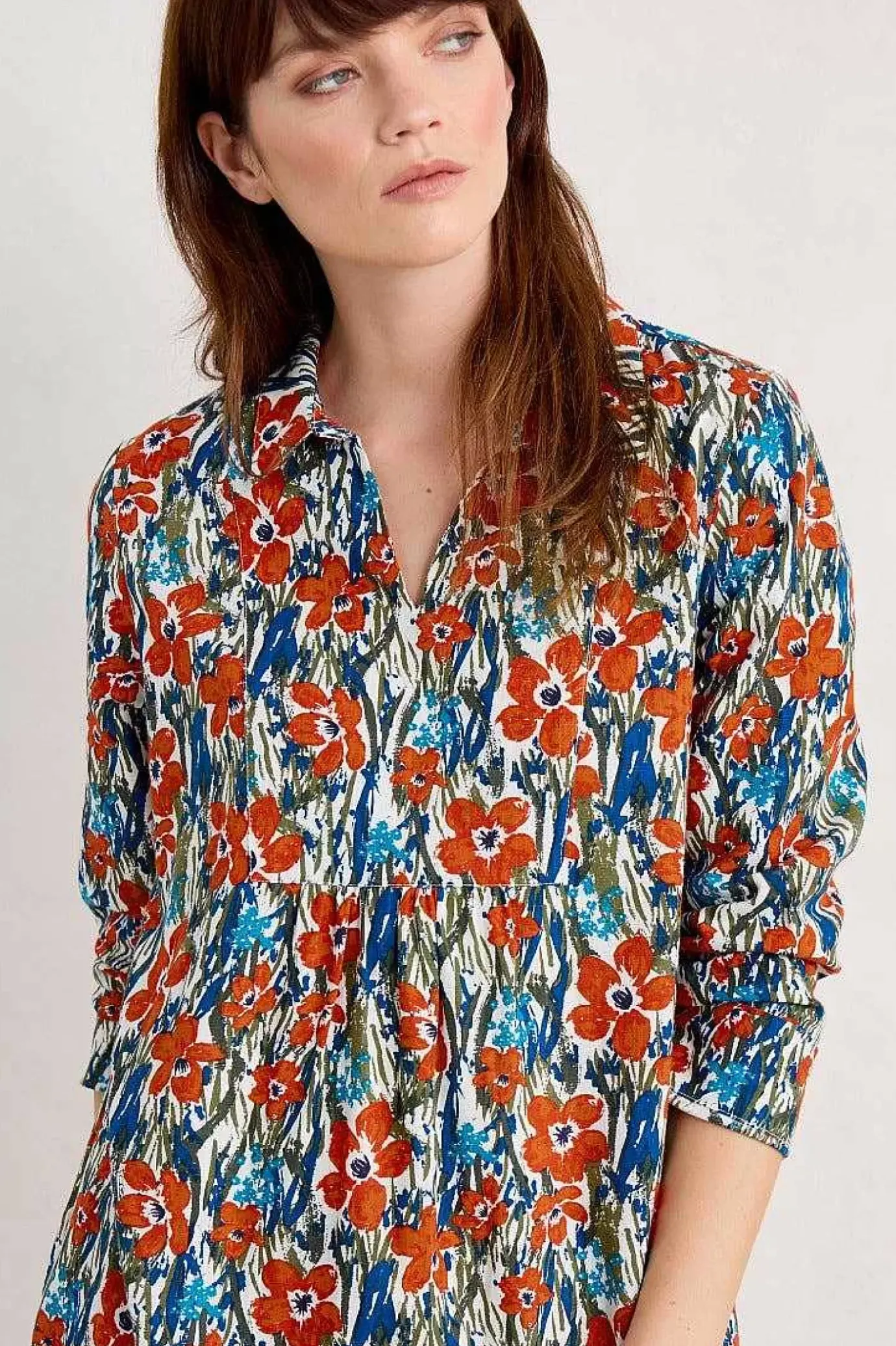 Seasalt Cornwall Fal Water Printed Tunic<Women Tunics