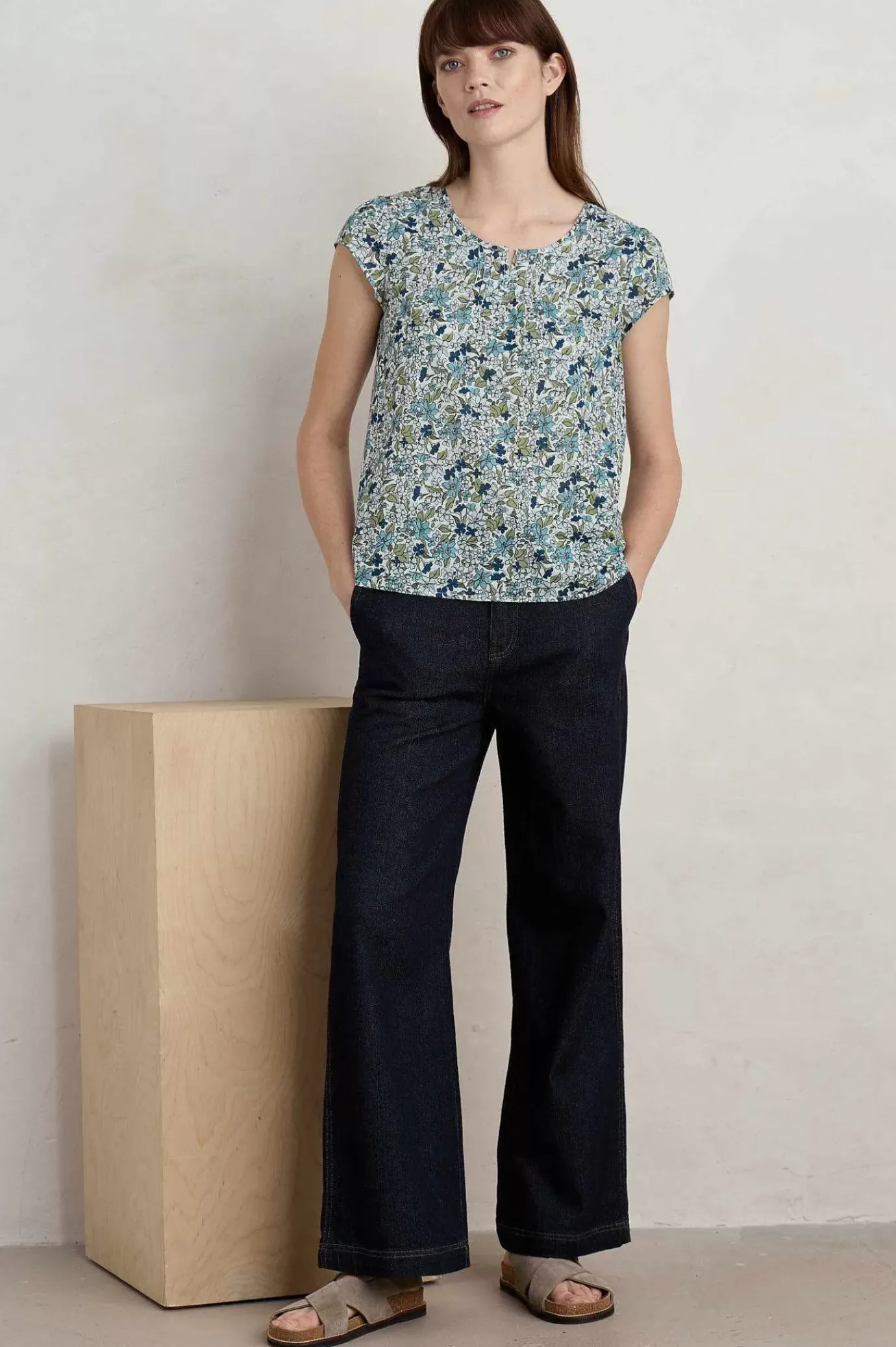Seasalt Cornwall Garden Gate Cotton Top<Women Tops