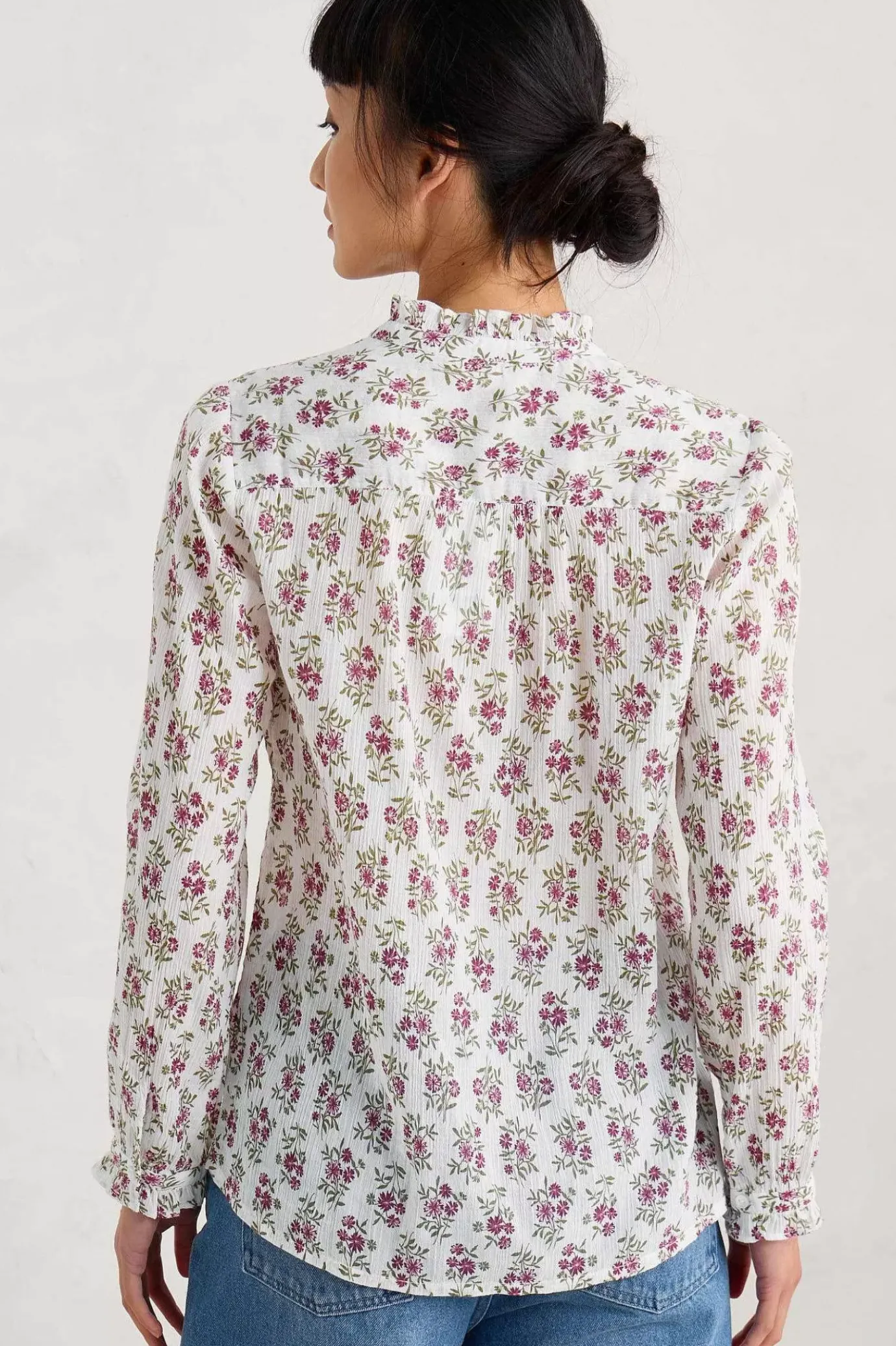 Seasalt Cornwall Garden Plot Shirt<Women Tops