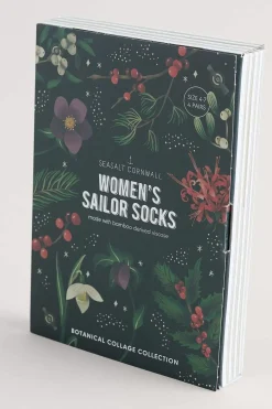 Seasalt Cornwall Gift Box Of 4 Women's Sailor Socks<Women Socks & Tights