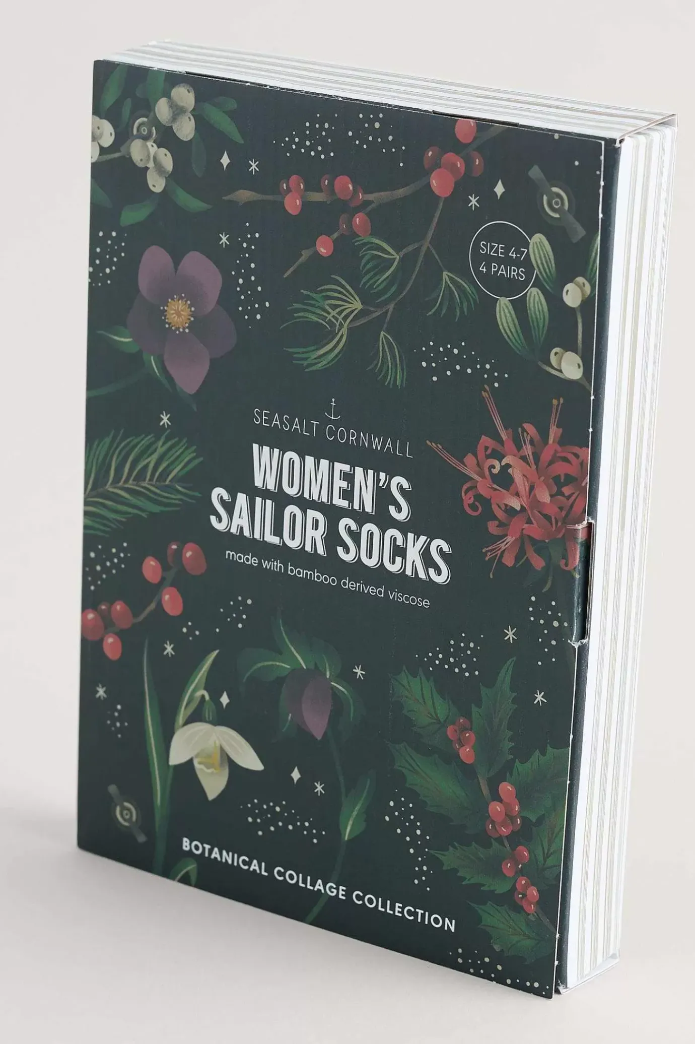 Seasalt Cornwall Gift Box Of 4 Women's Sailor Socks<Women Socks & Tights
