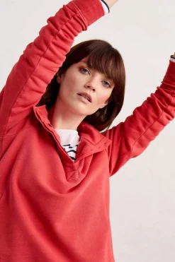 Seasalt Cornwall Greenshank Organic Cotton Collared Sweatshirt<Women Tops
