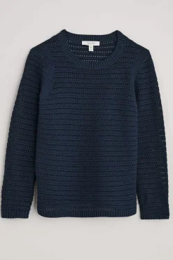Seasalt Cornwall Gull Rock Pointelle Knit Jumper (Gots)<Women Knitwear