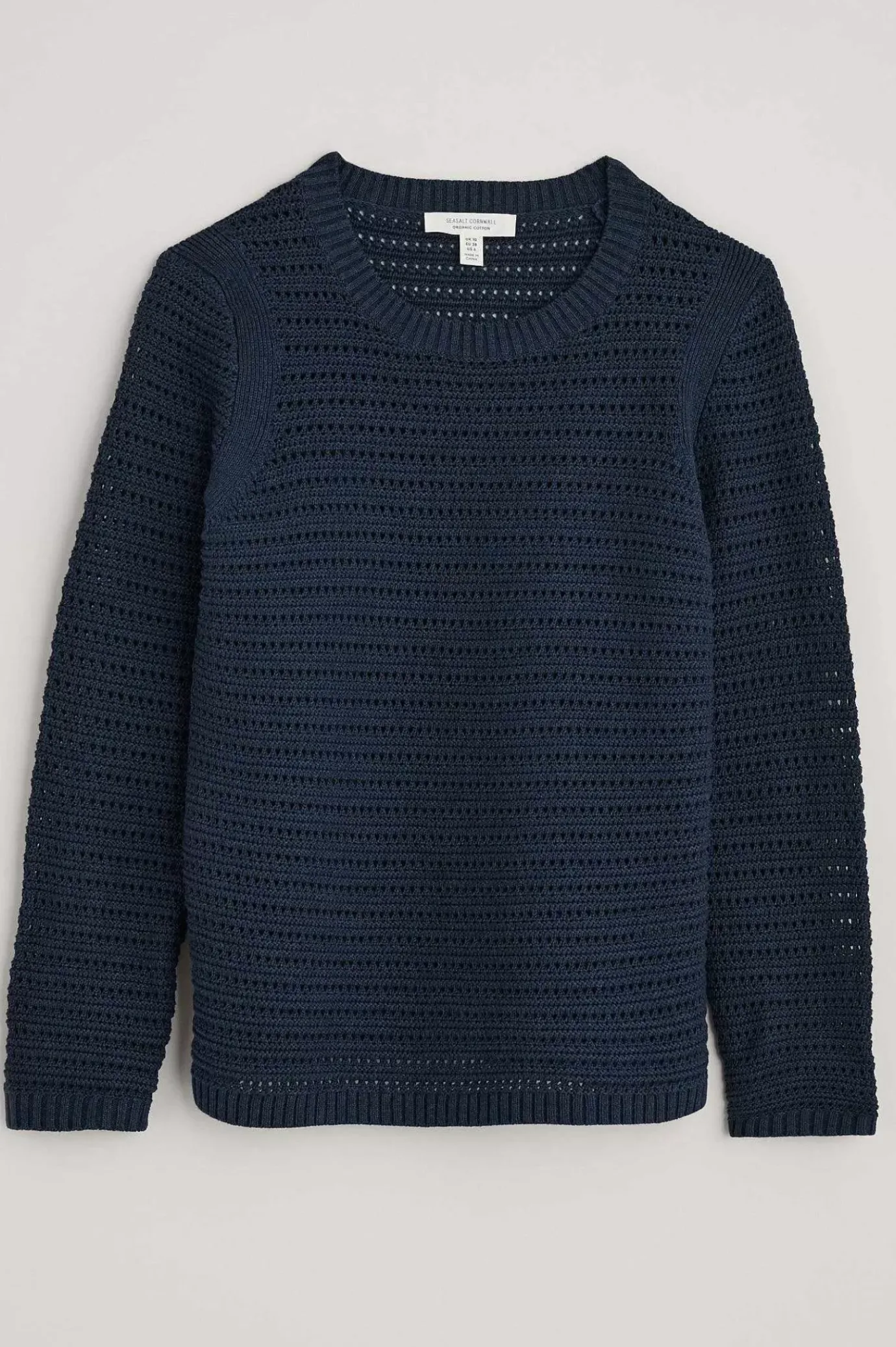 Seasalt Cornwall Gull Rock Pointelle Knit Jumper (Gots)<Women Knitwear
