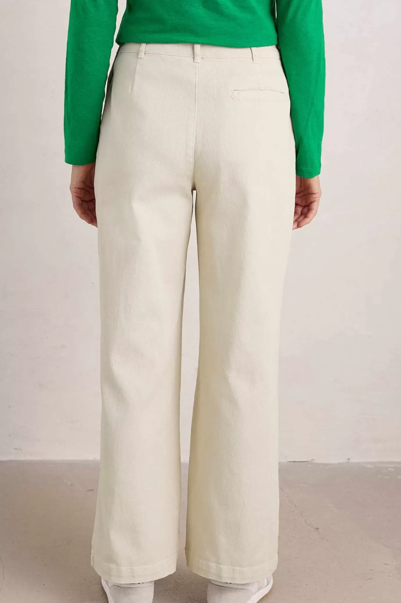 Seasalt Cornwall Hannafore View Full Length Wide Leg Trousers<Women Trousers & Shorts