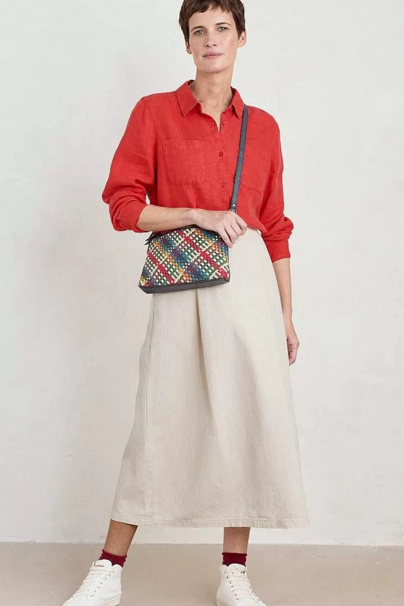 Seasalt Cornwall Hazel Branch Linen Shirt<Women Tops