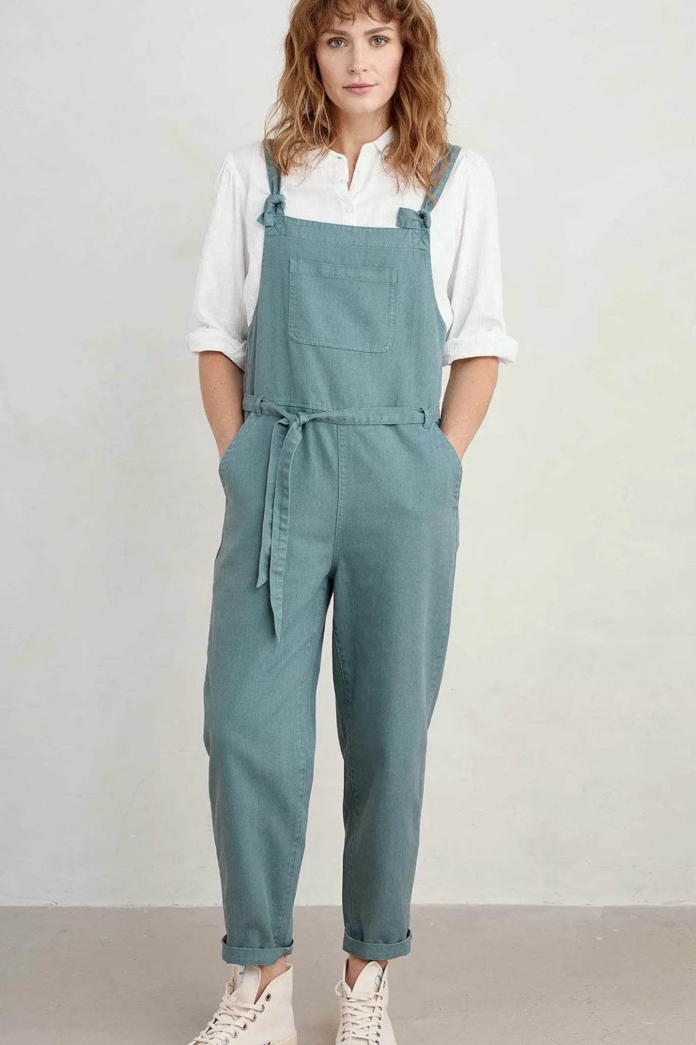 Seasalt Cornwall Heather Bell Tie Strap Jumpsuit<Women Trousers & Shorts