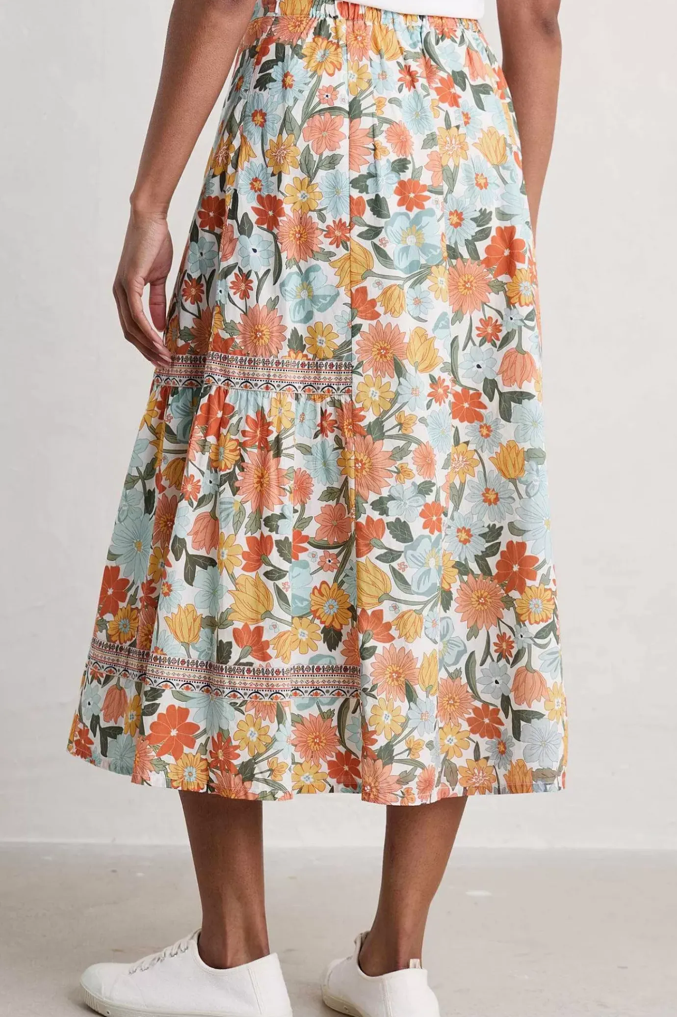 Seasalt Cornwall Heather Drifts Midi Skirt<Women Skirts
