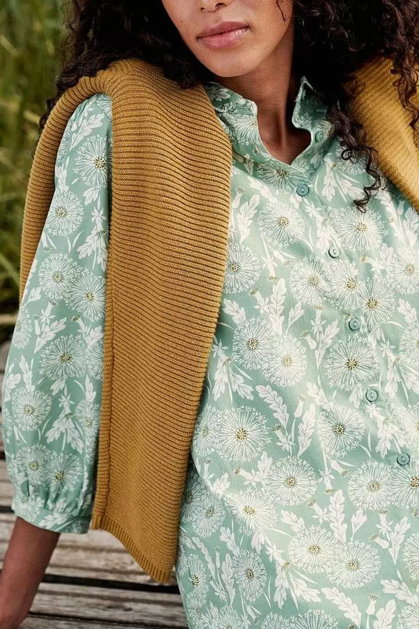 Seasalt Cornwall Hope Cottage Organic Cotton Blouse<Women Tops