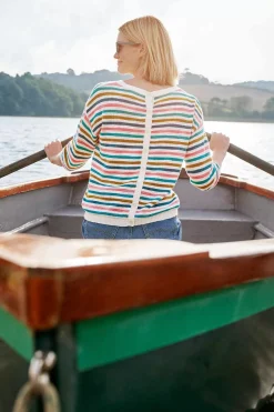 Seasalt Cornwall Knavock Striped Jumper<Women Knitwear