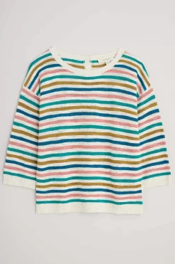 Seasalt Cornwall Knavock Striped Jumper<Women Knitwear