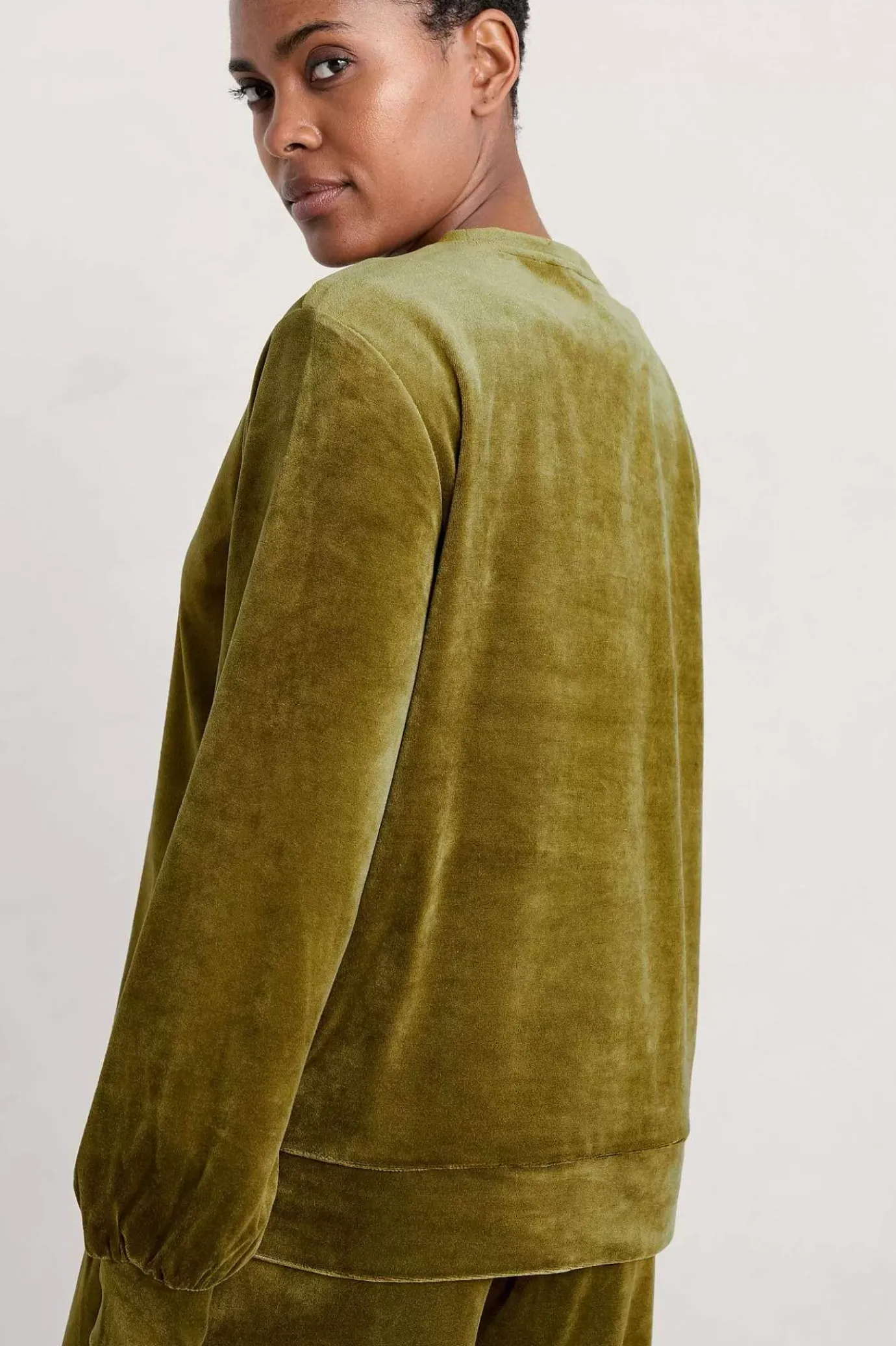 Seasalt Cornwall Kowan Velour Sweatshirt<Women Tops