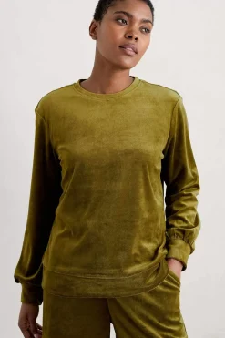 Seasalt Cornwall Kowan Velour Sweatshirt<Women Tops