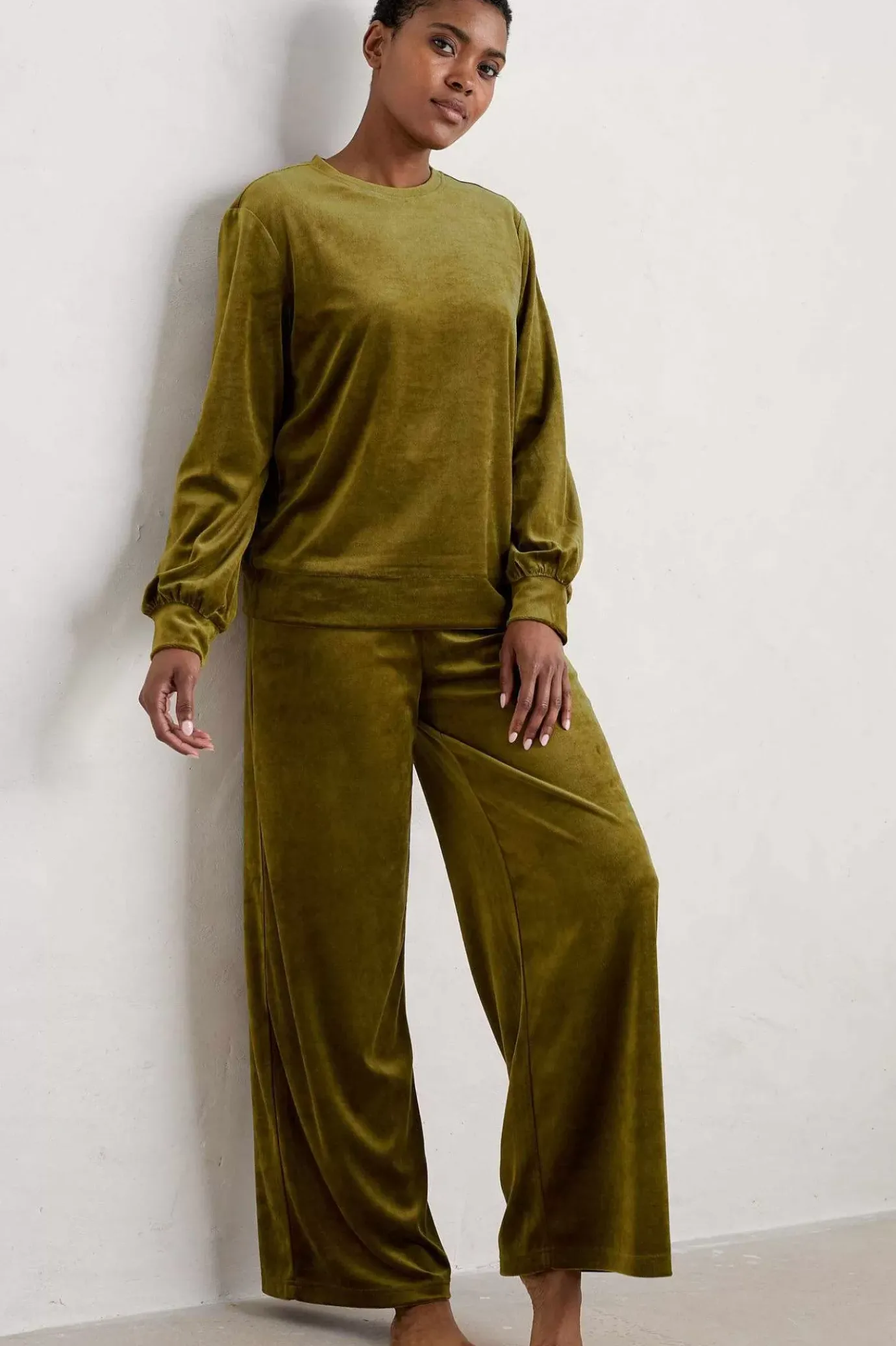 Seasalt Cornwall Kowan Velour Trouser<Women Nightwear