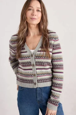 Seasalt Cornwall Lamorna Lane Fair Isle Cardigan<Women Knitwear