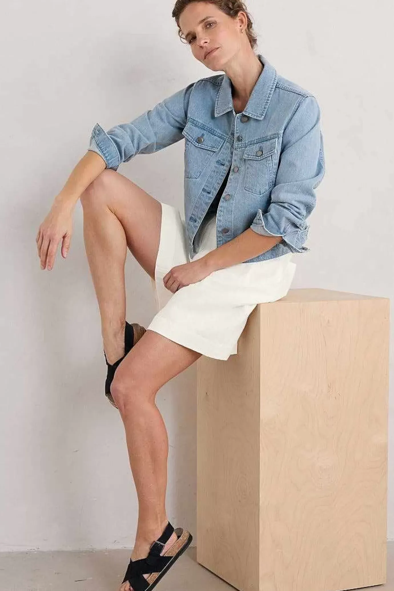 Seasalt Cornwall Levan Well Denim Jacket<Women Coats & Jackets