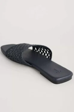 Seasalt Cornwall Lost Cove Flat Leather Mule Sandals<Women Sandals