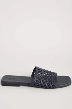 Seasalt Cornwall Lost Cove Flat Leather Mule Sandals<Women Sandals