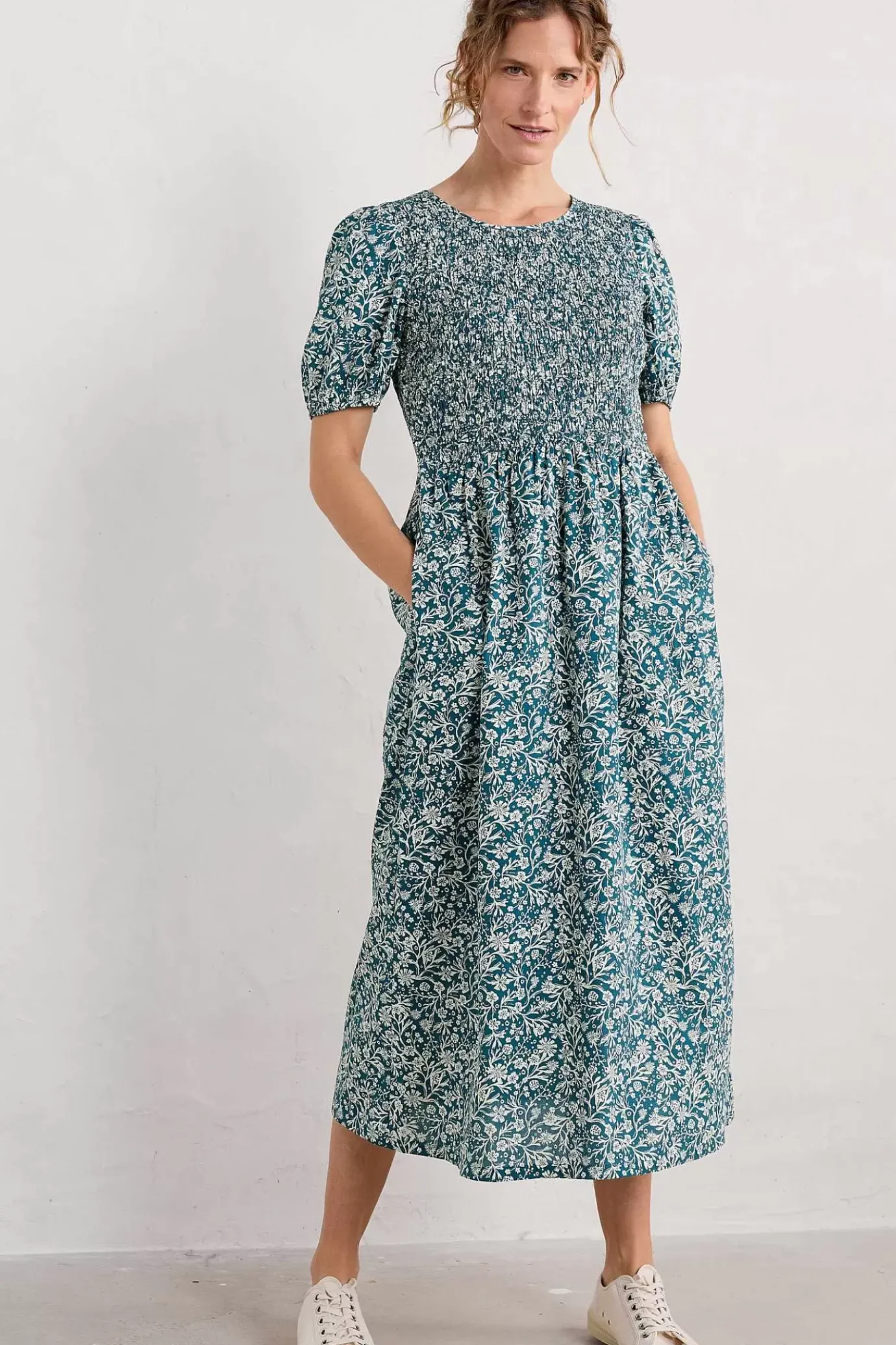Seasalt Cornwall Meadowsweet Short Sleeve Dress<Women Dresses