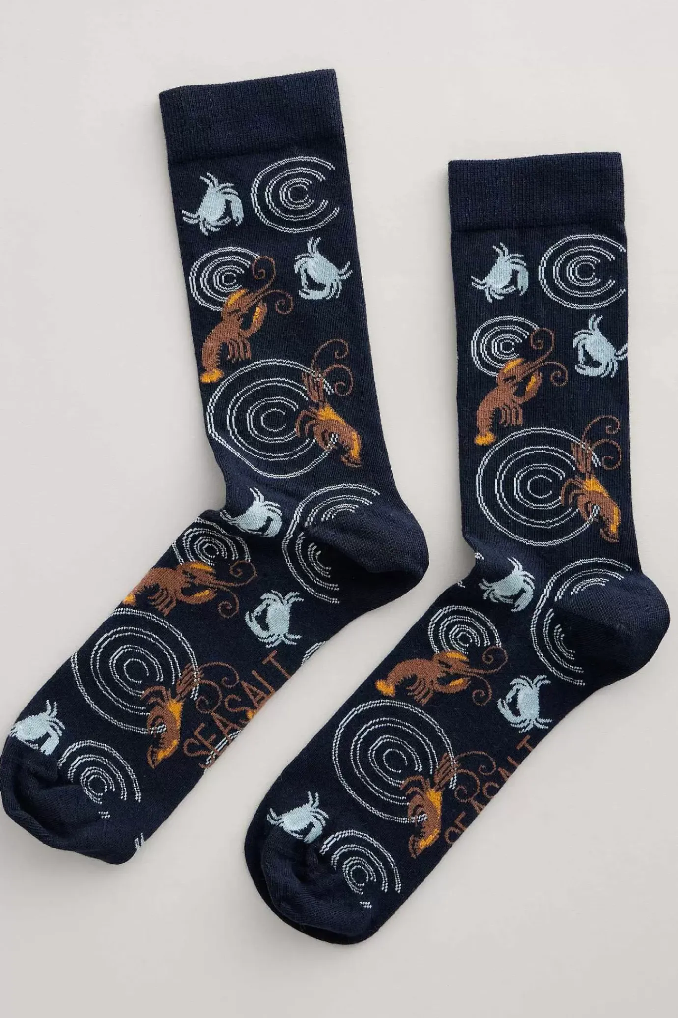 Seasalt Cornwall Men's Arty Organic Cotton Socks<Men Socks