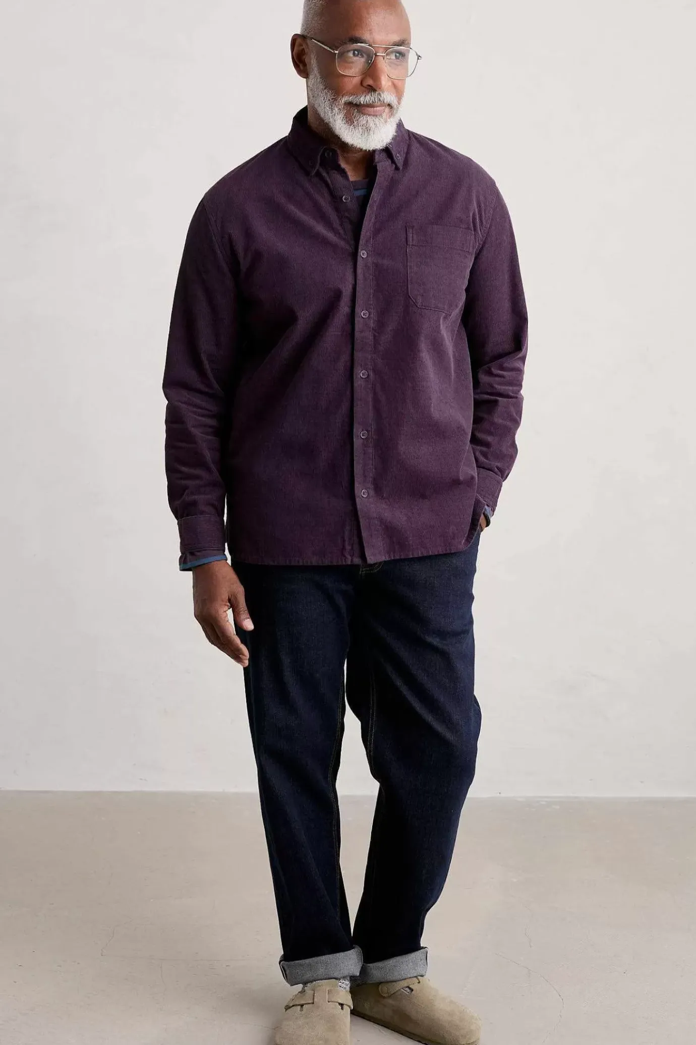 Seasalt Cornwall Men's Cannis Cord Shirt<Men Tops & T-Shirts