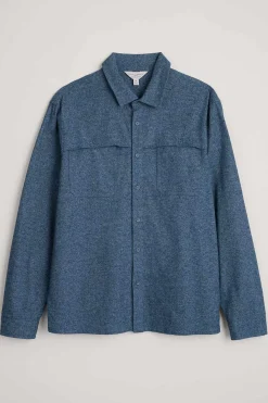 Seasalt Cornwall Men's Chandlery Flannel Overshirt<Men Tops & T-Shirts