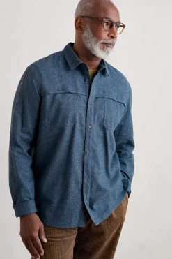 Seasalt Cornwall Men's Chandlery Flannel Overshirt<Men Tops & T-Shirts