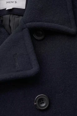 Seasalt Cornwall Men's Channel Wool Blend Coat<Men Coats & Jackets
