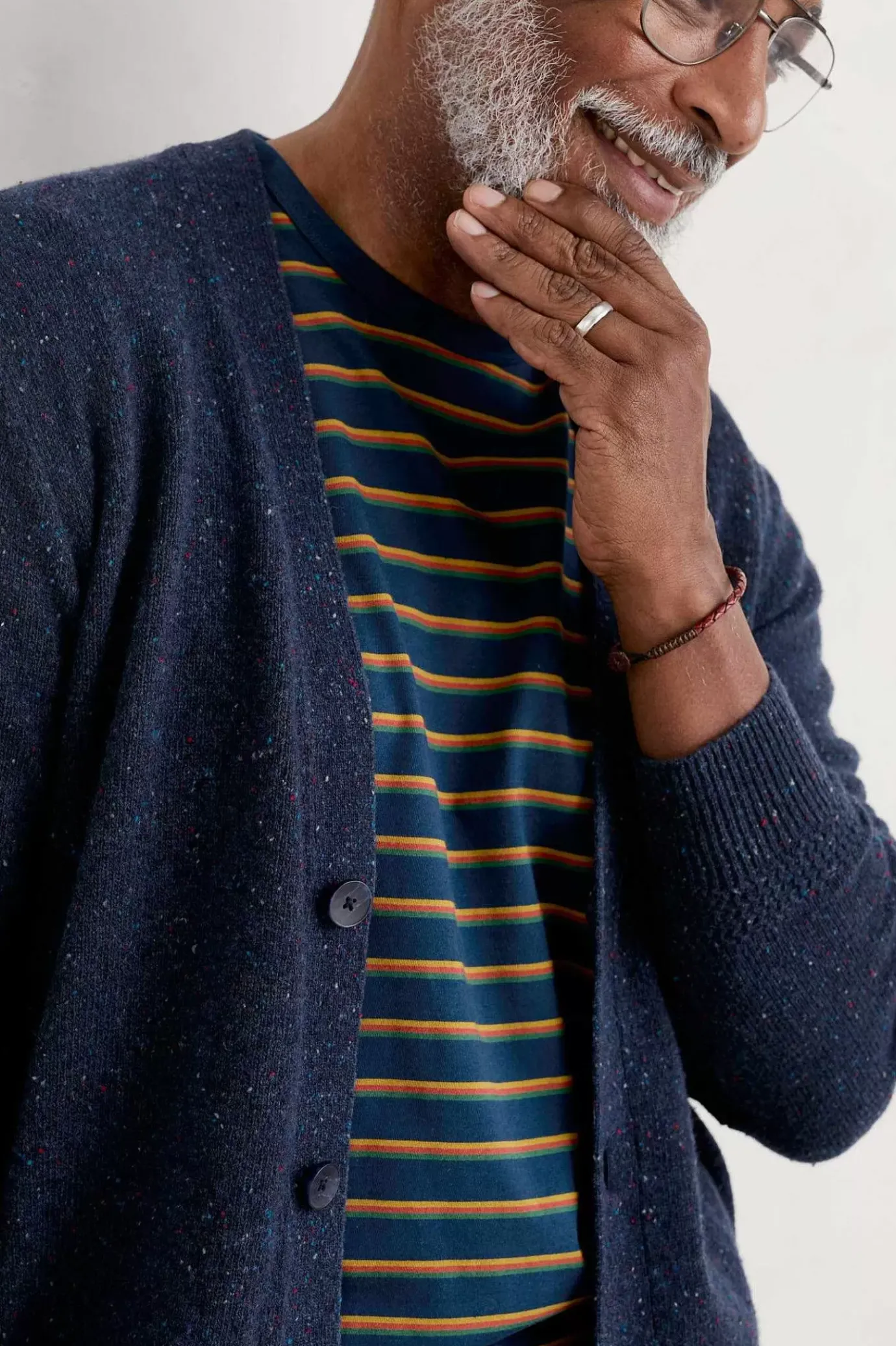 Seasalt Cornwall Men's Cleer Lambswool Blend Cardigan<Men Knitwear