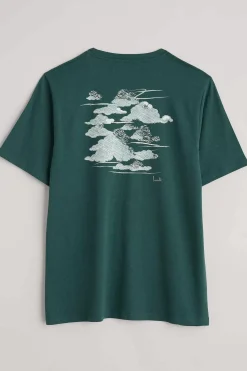 Seasalt Cornwall Men's Downsouse Organic Cotton T-Shirt<Men Tops & T-Shirts